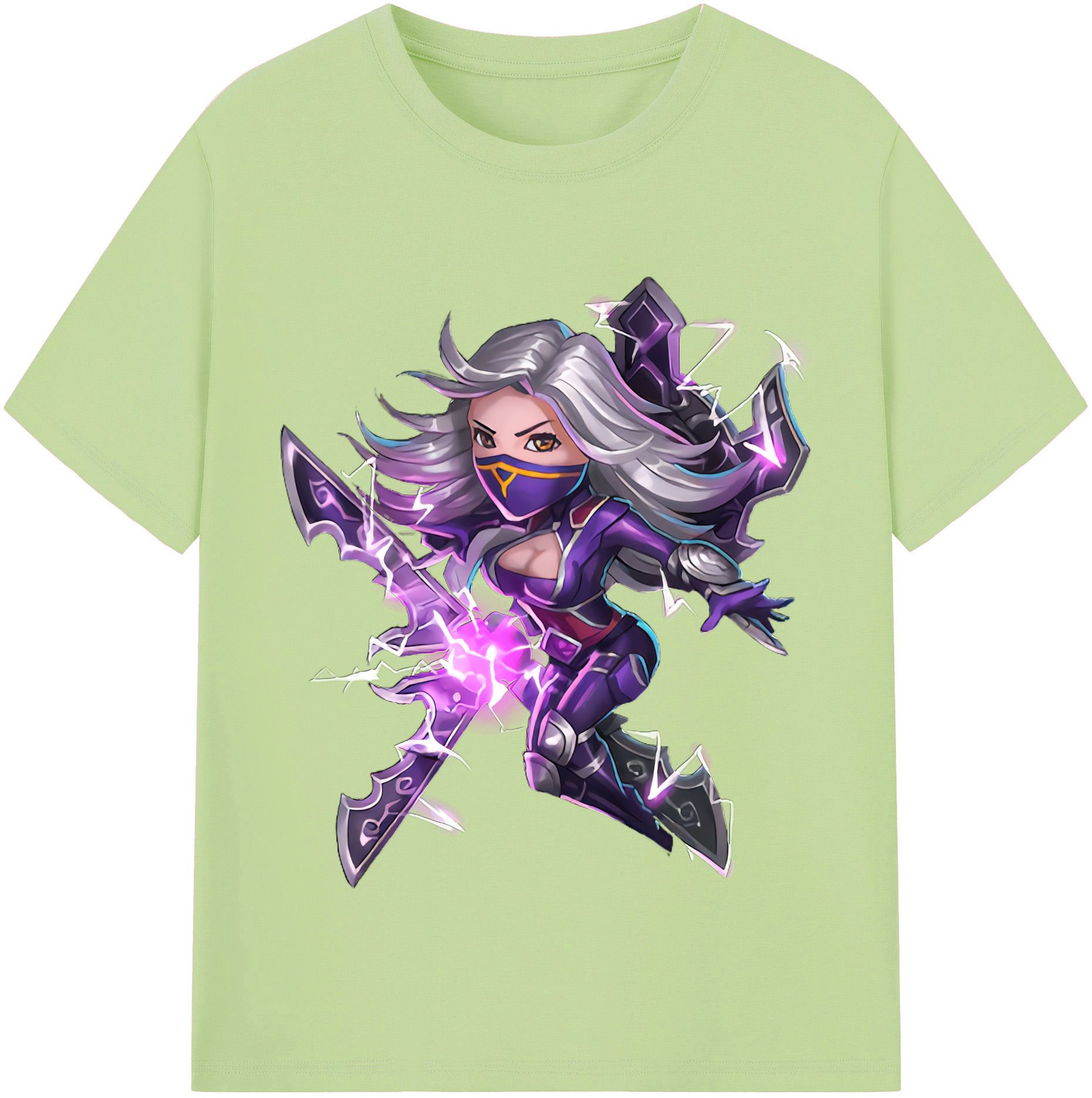リーグ・オブ・レジェンド League of Legends LOL 綿100％半袖Tシャツ（フロントプリント）
